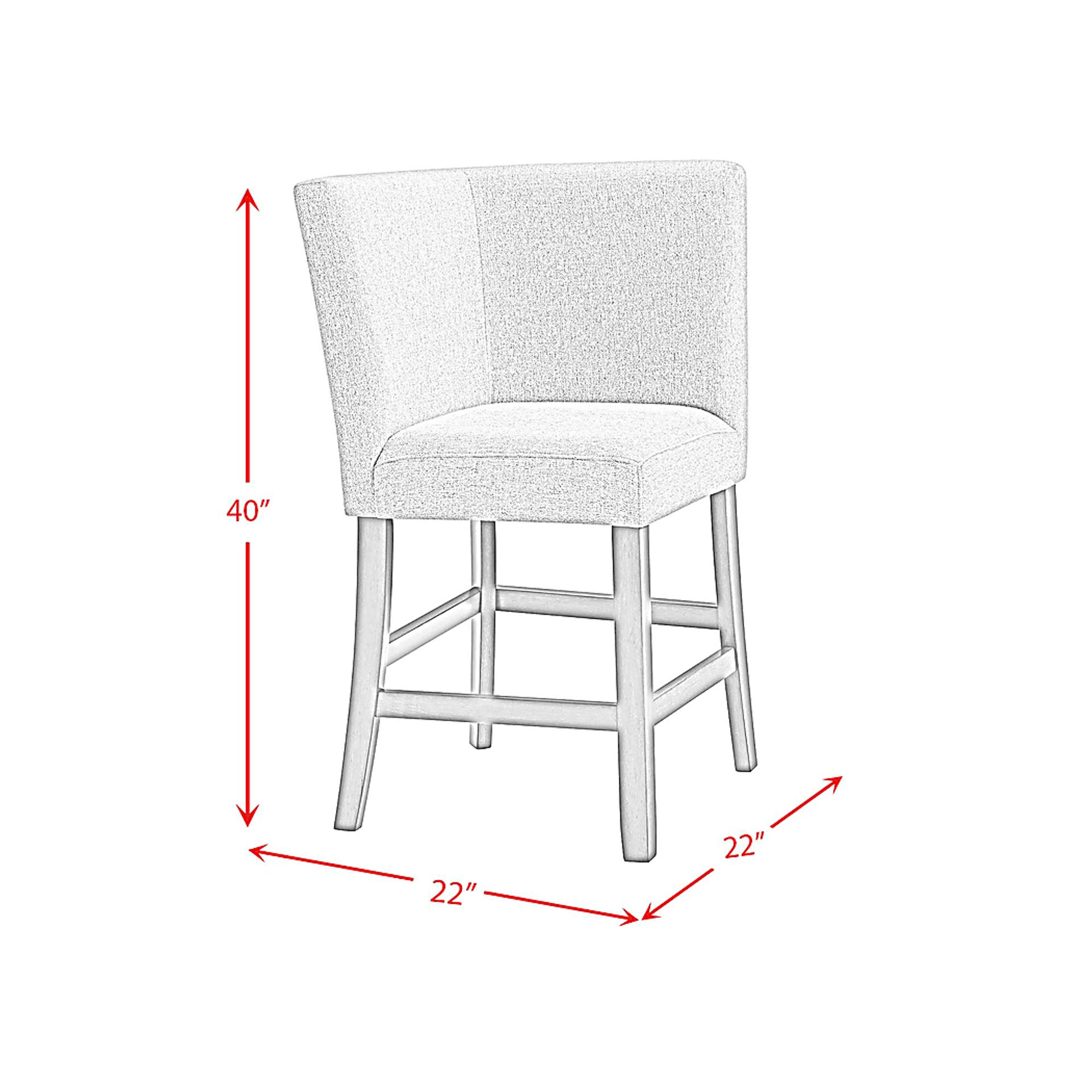 Binebtat Gray Counter Height Corner Bench - Image 5