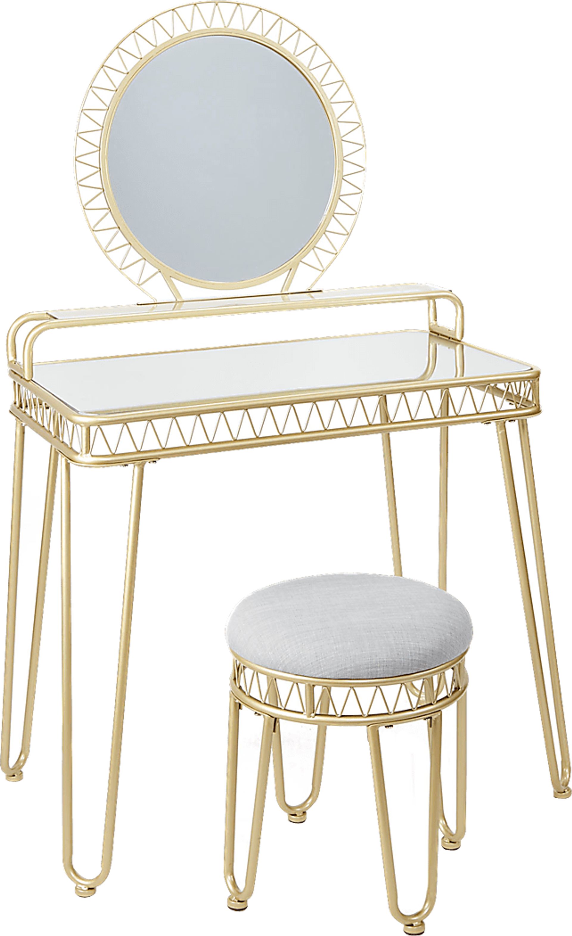 Binford Gold Vanity Set - Image 1