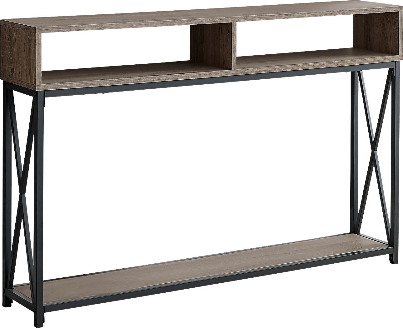 Binghampton Taupe Console Table