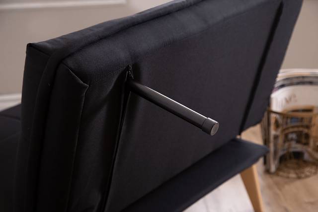 Binney Black Convertible Chair - Thumbnail - Image 5