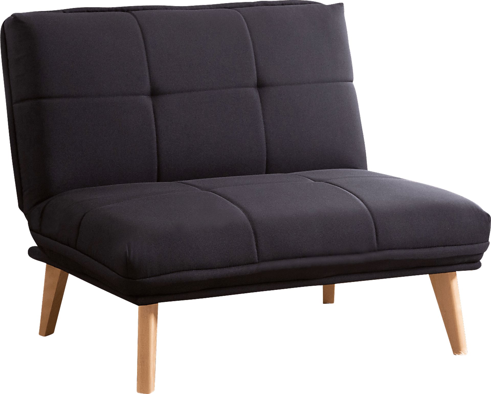 Binney Black Convertible Chair - Image 1