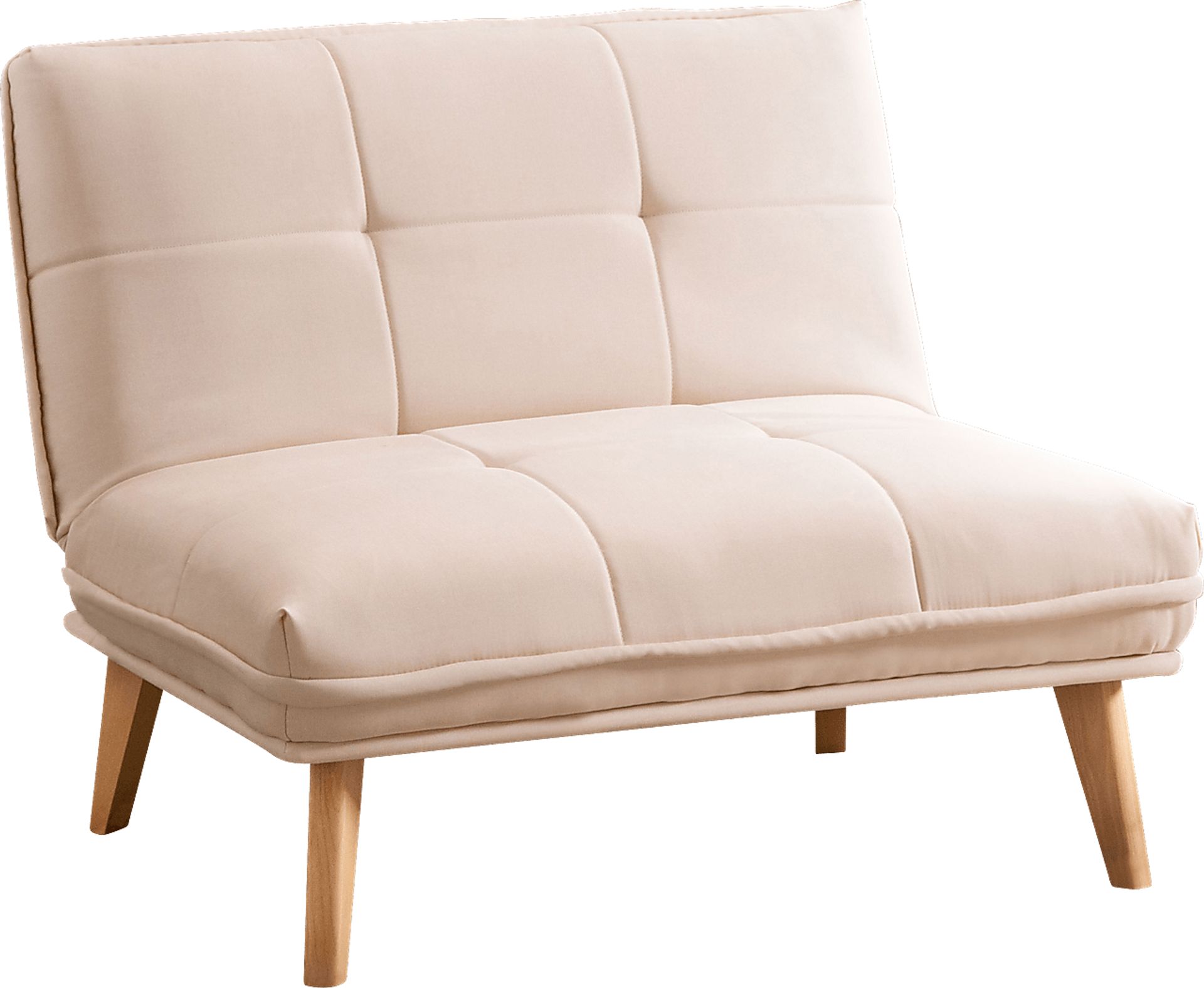 Binney Ivory Convertible Chair - Image 1