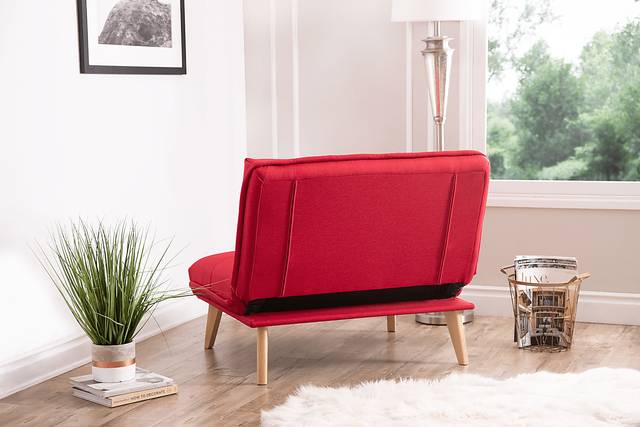 Binney Red Convertible Chair - Thumbnail - Image 4