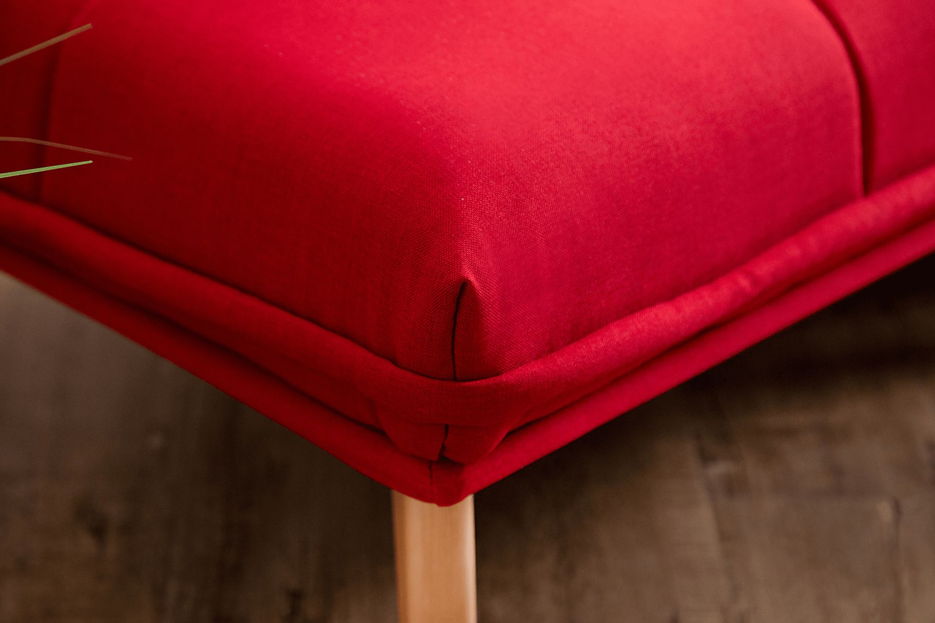 Binney Red Convertible Chair - Image 5
