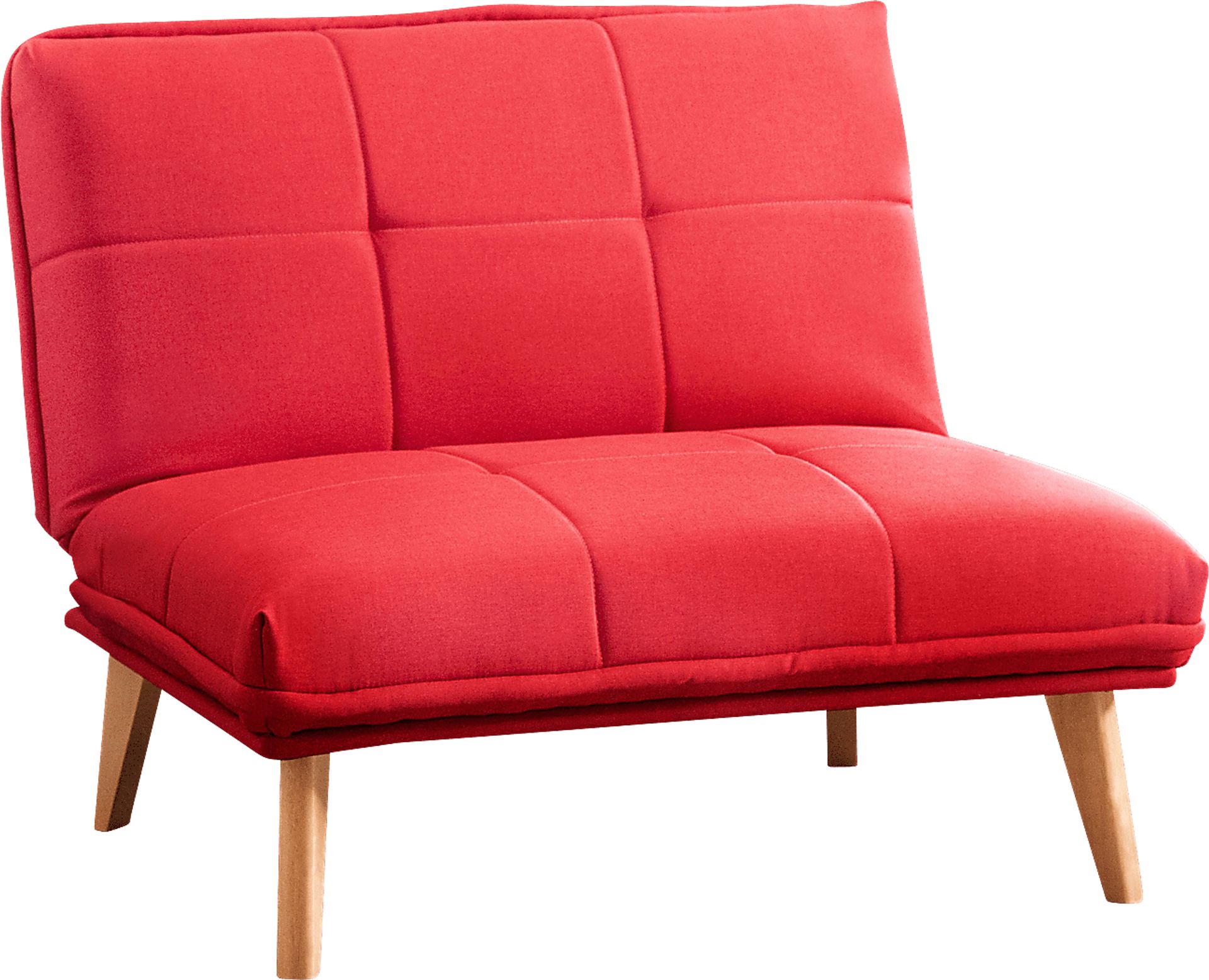 Binney Red Convertible Chair - Image 1