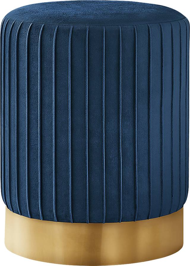 Binnicker Blue Ottoman - Thumbnail - Image 1