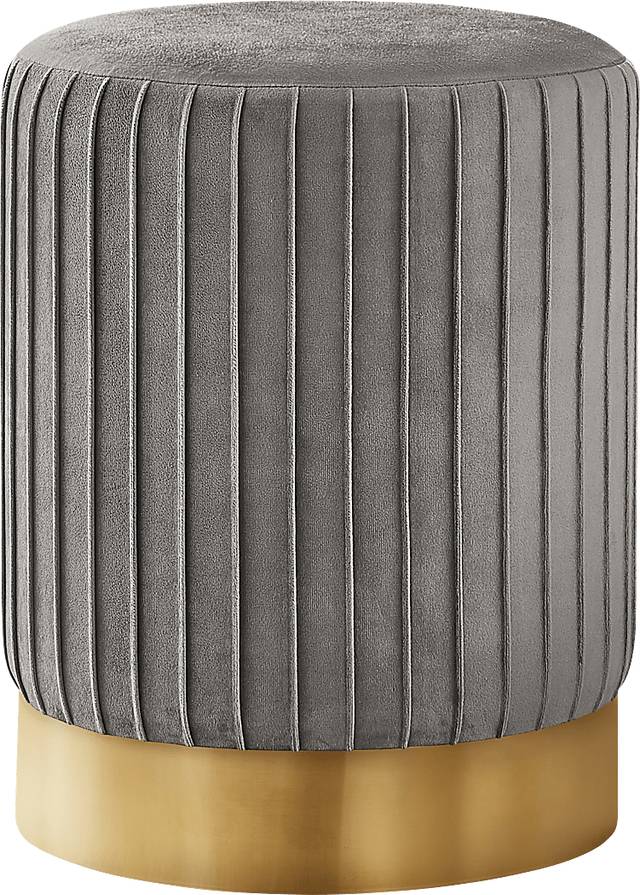 Binnicker Gray Ottoman - Thumbnail - Image 1