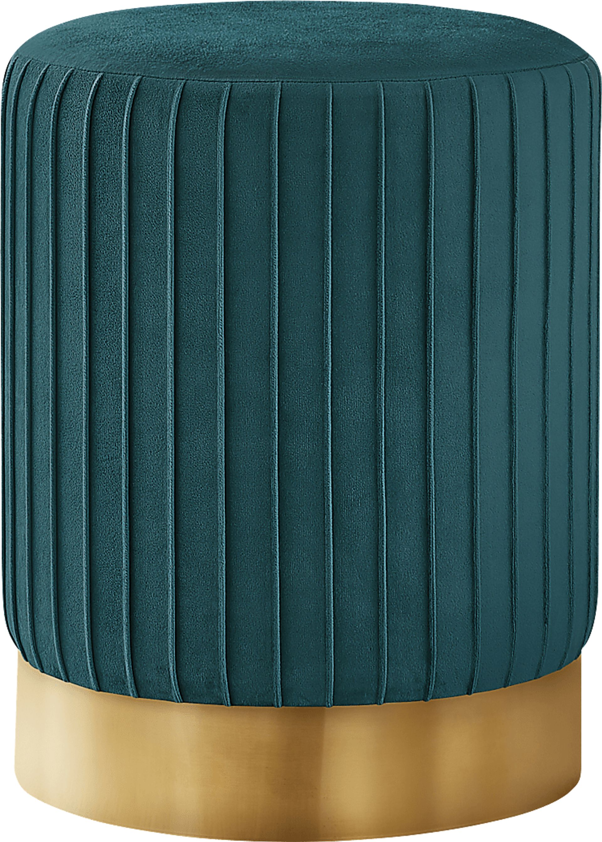 Binnicker Turquoise Ottoman - Image 1