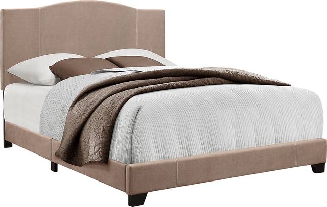 Bintliff Beige Queen Bed - Thumbnail - Image 1