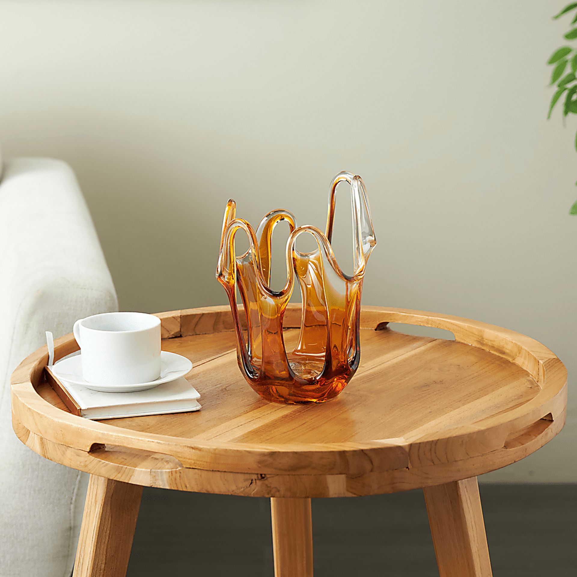 Binya Orange Vase - Image 2