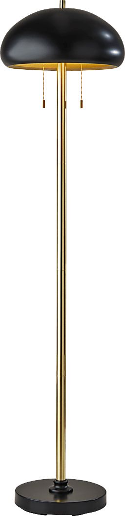 Birch Drive Black Floor Lamp