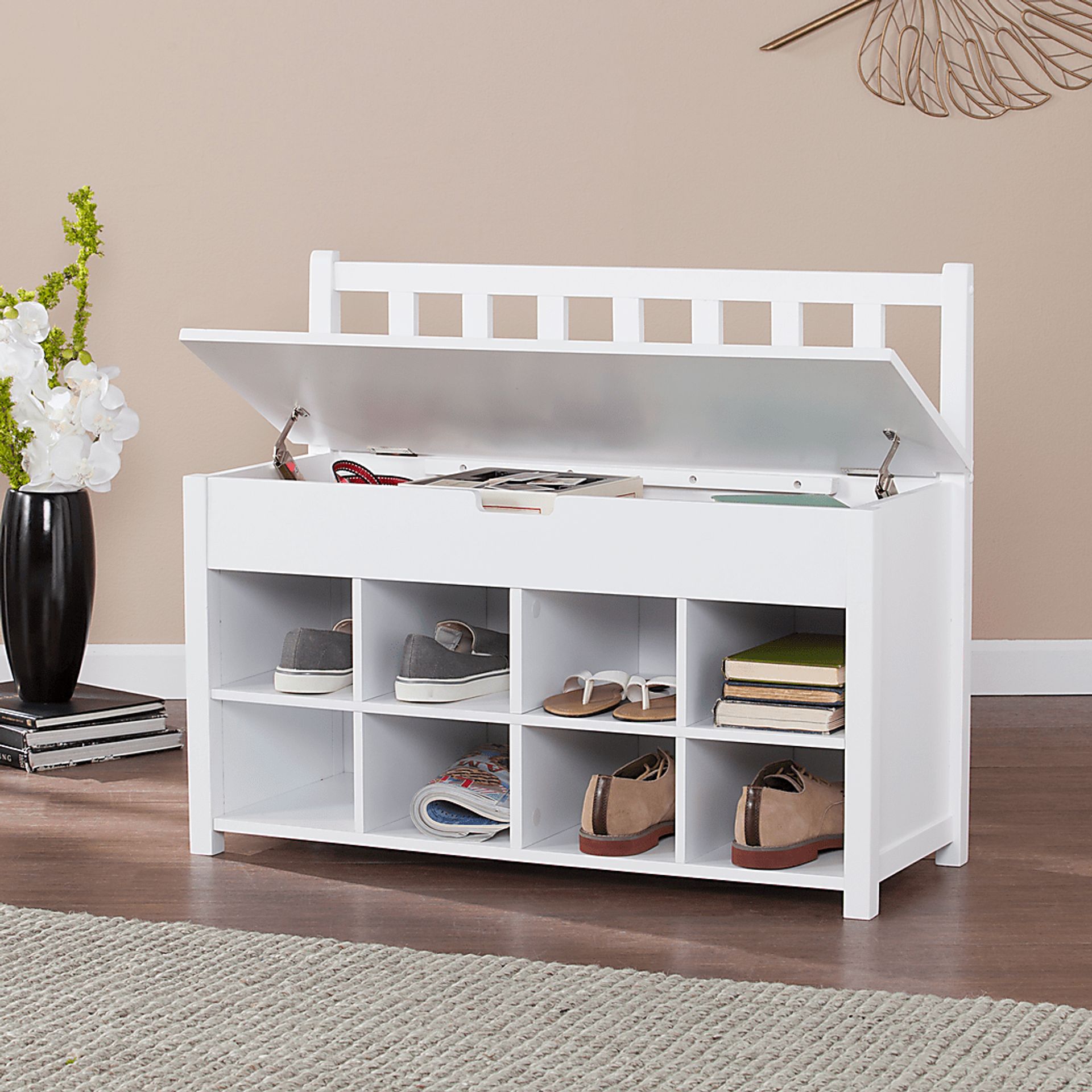 Birchcrest White Bench - Image 2