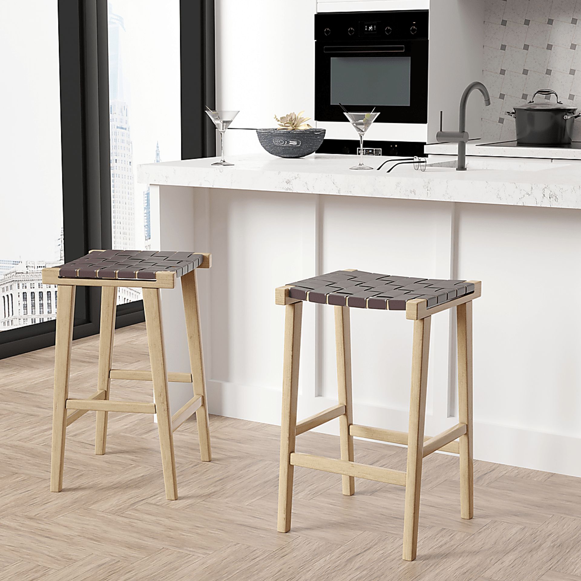 Birchcroff Natural Counter Stool - Image 2