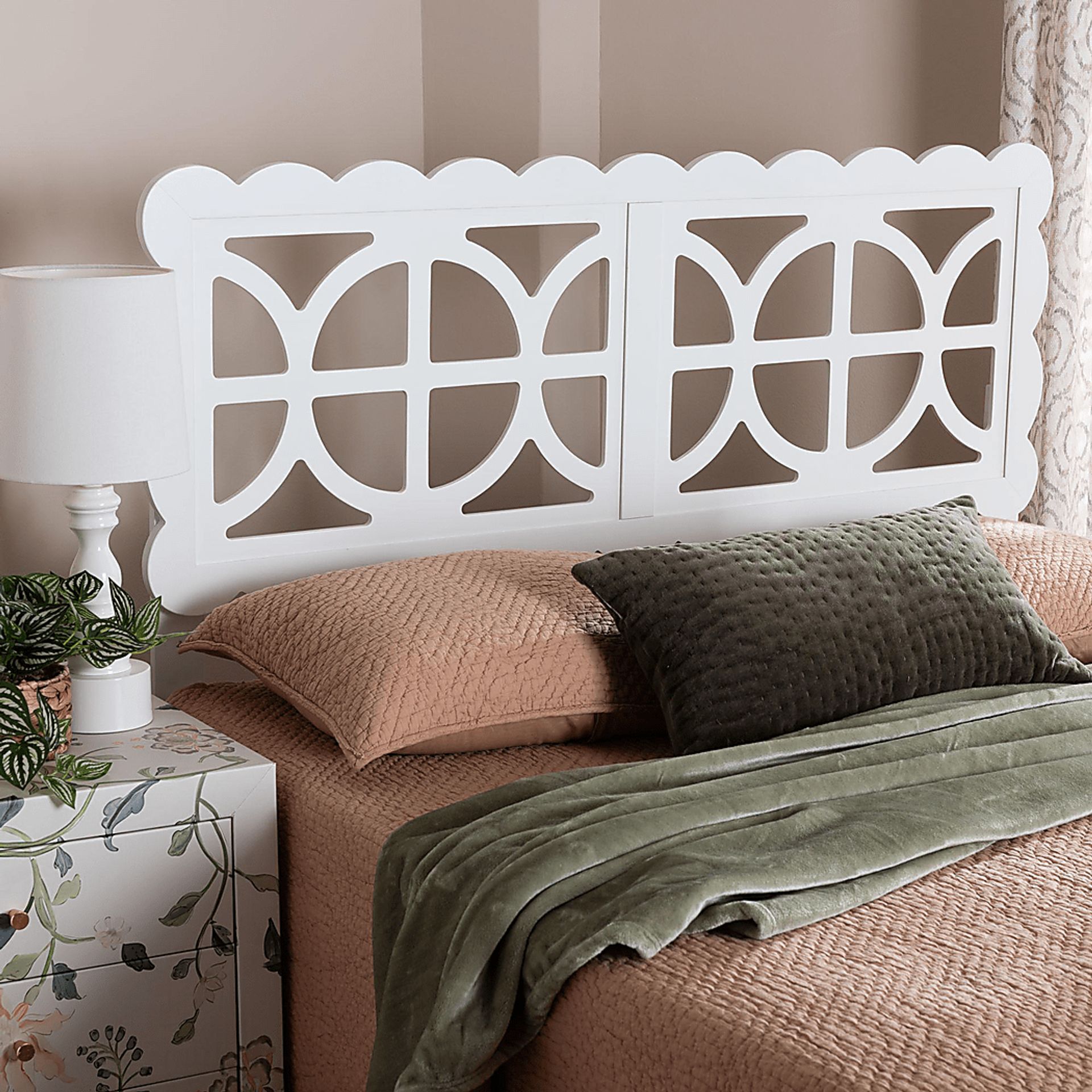 Birchis White Full Headboard - Image 2