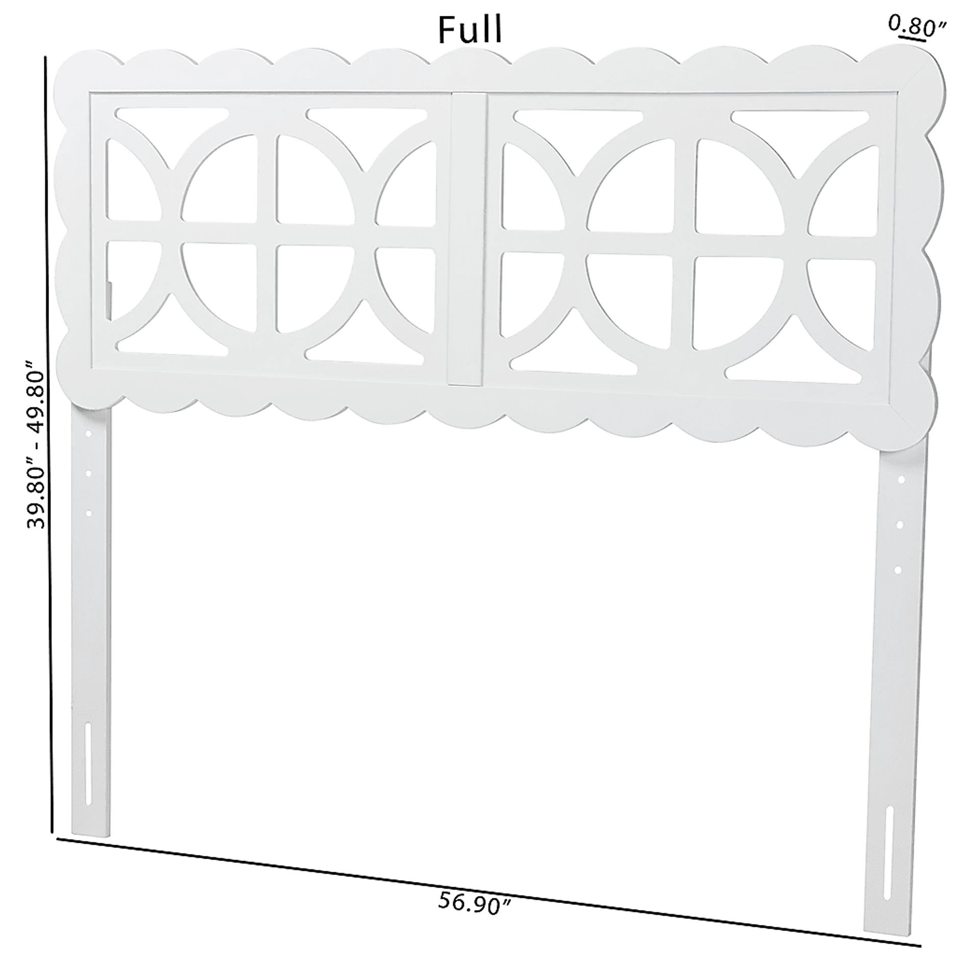 Birchis White Full Headboard - Image 5