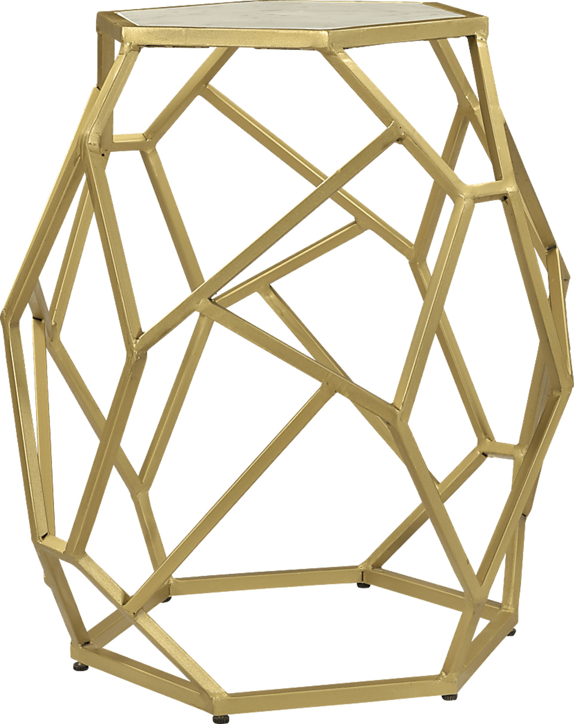 Birchleaf Gold Accent Table - Image 3