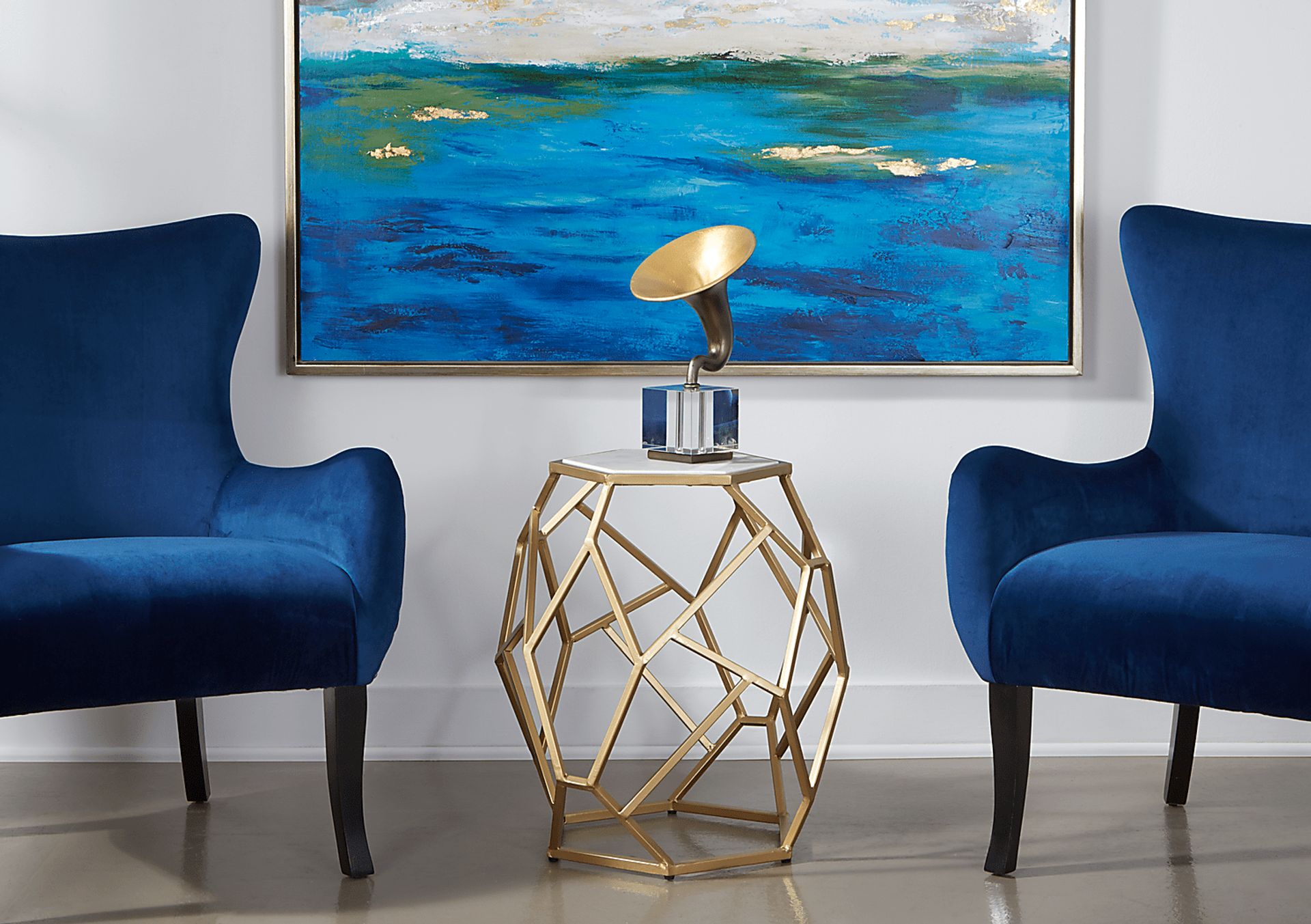 Birchleaf Gold Accent Table - Image 5