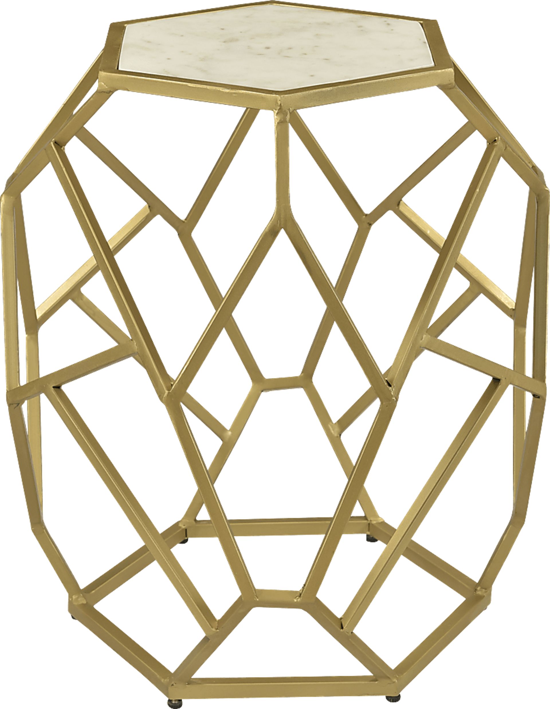 Birchleaf Gold Accent Table - Image 1