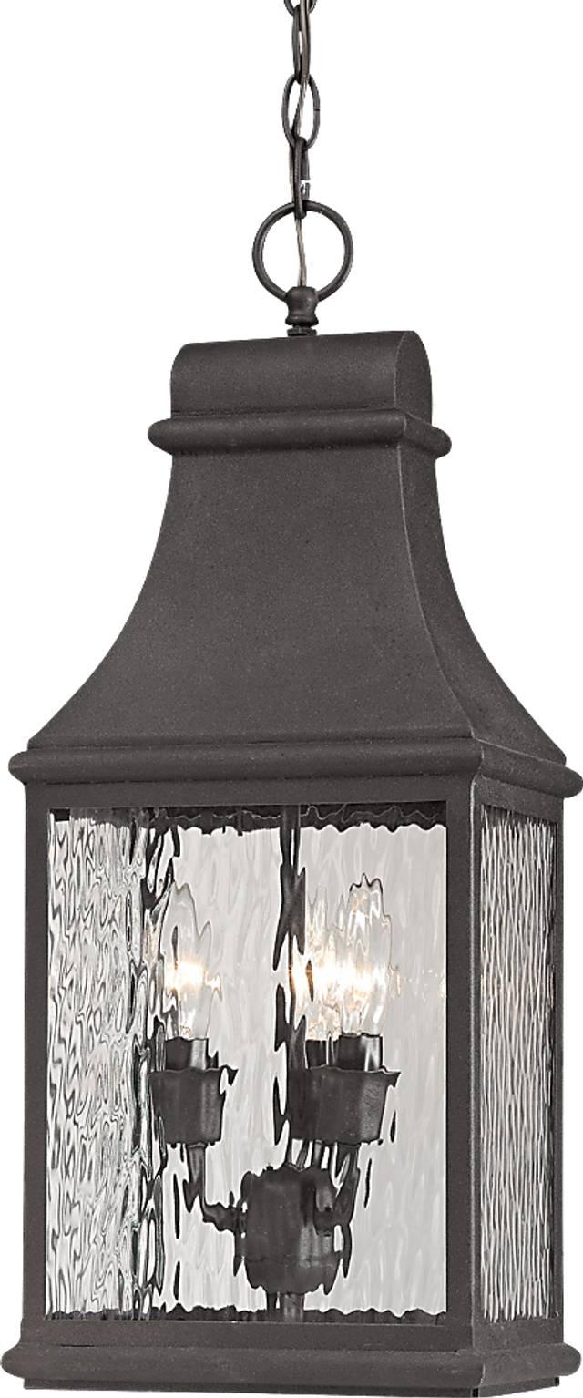 Birchley Gray Outdoor Chandelier - Thumbnail - Image 1
