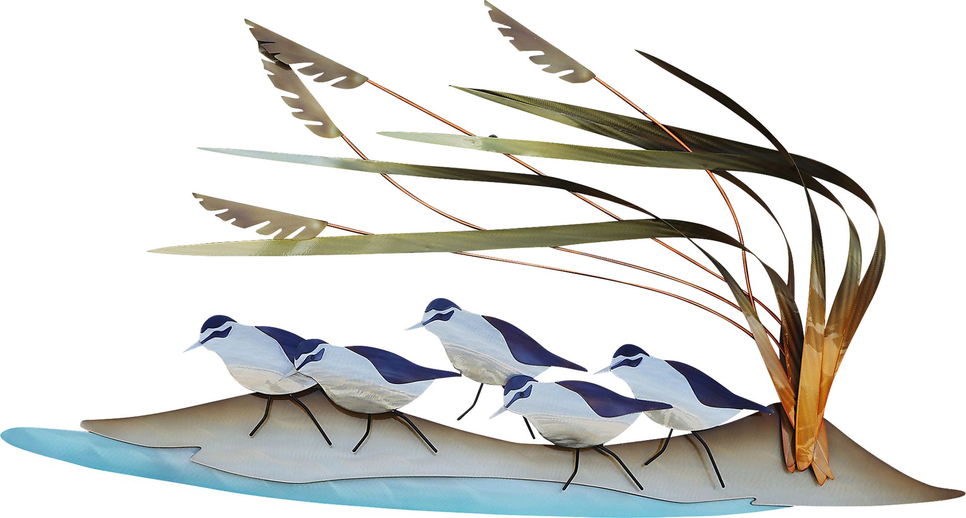 Bird Run Indoor/Outdoor Wall Art - Image 1