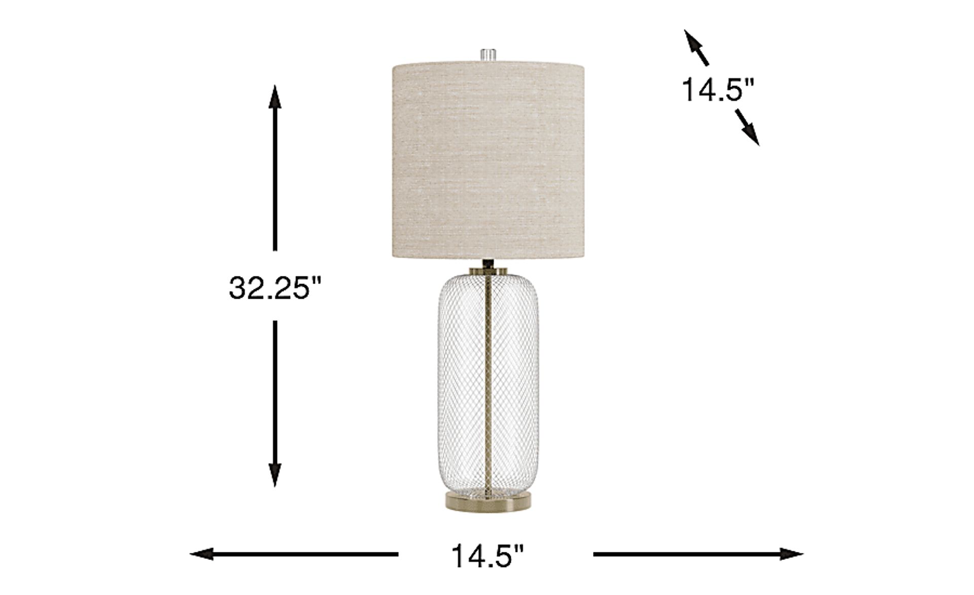 Dimension Image. Please refer to the Dimension Tab on this page for dimension details.