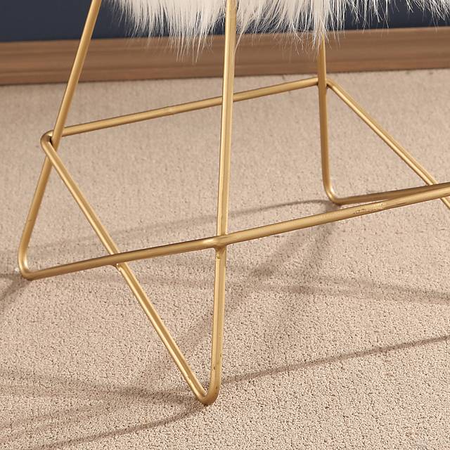 Birdies White Vanity Stool - Thumbnail - Image 5