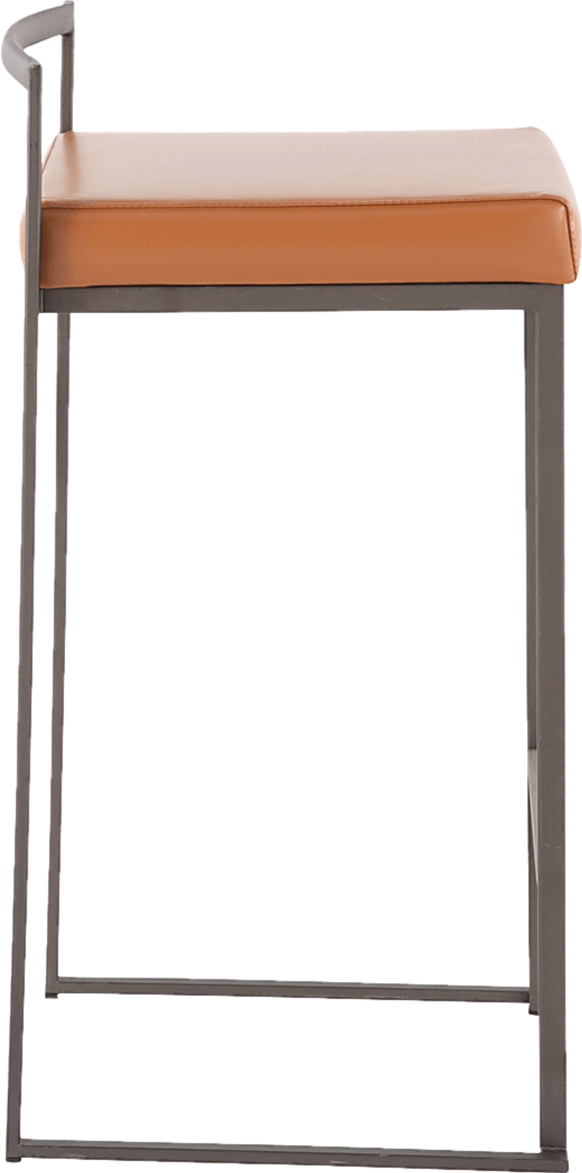 Birdlake I Camel Counter Height Stool, Set of 2 - Image 3