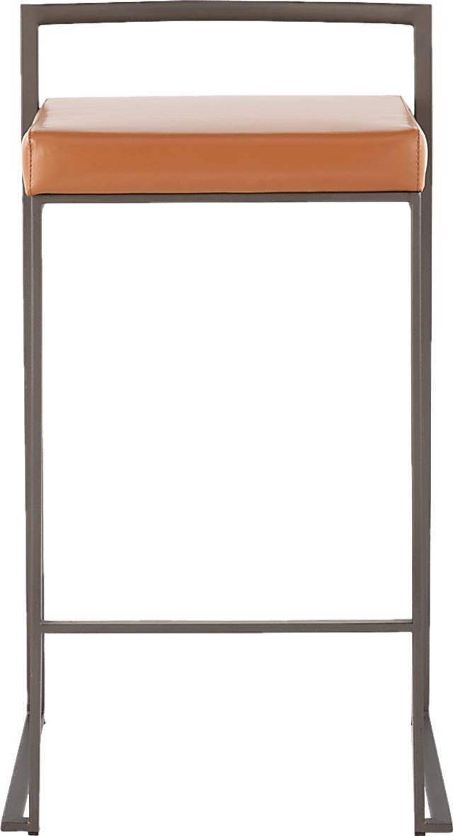 Birdlake I Camel Counter Height Stool, Set of 2 - Thumbnail - Image 6