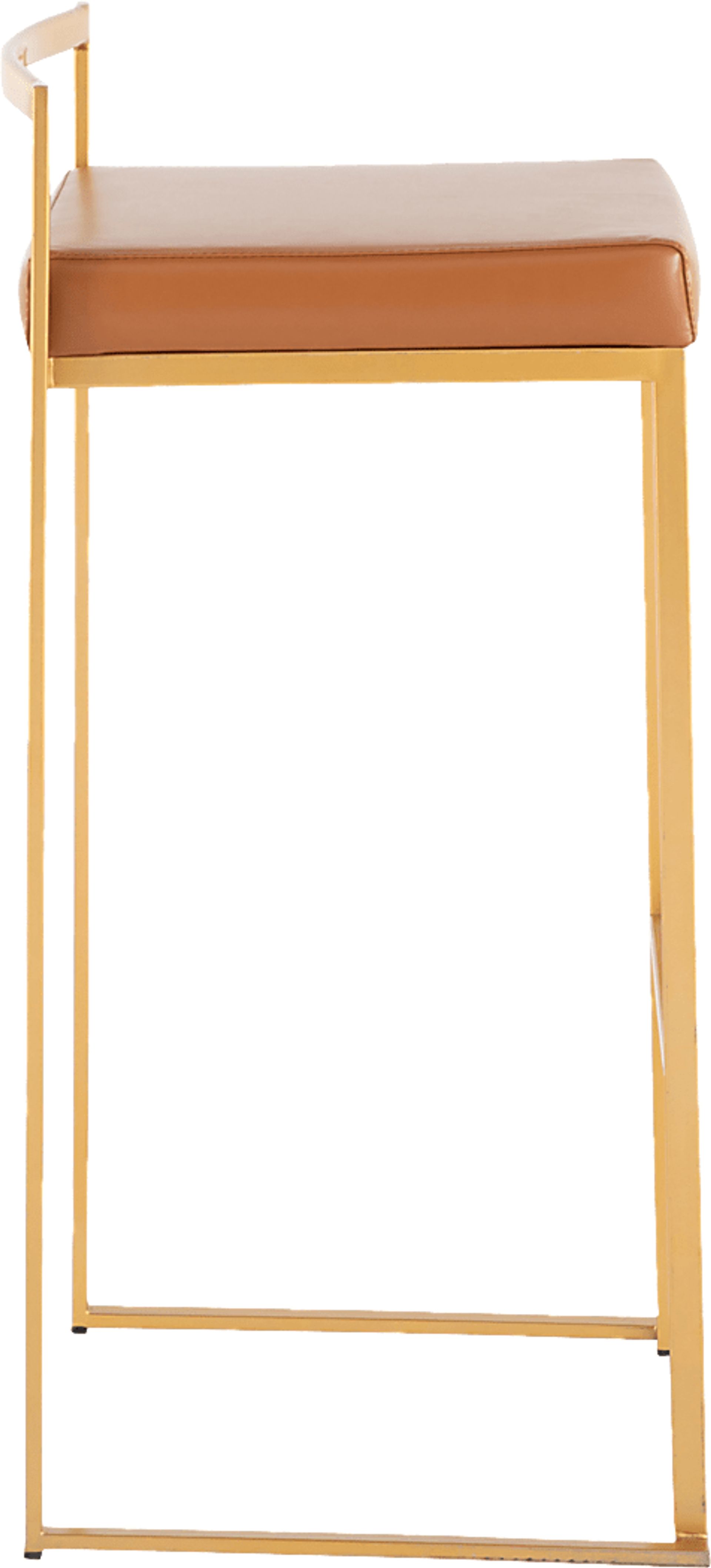 Birdlake II Camel Barstool, Set of 2 - Image 3