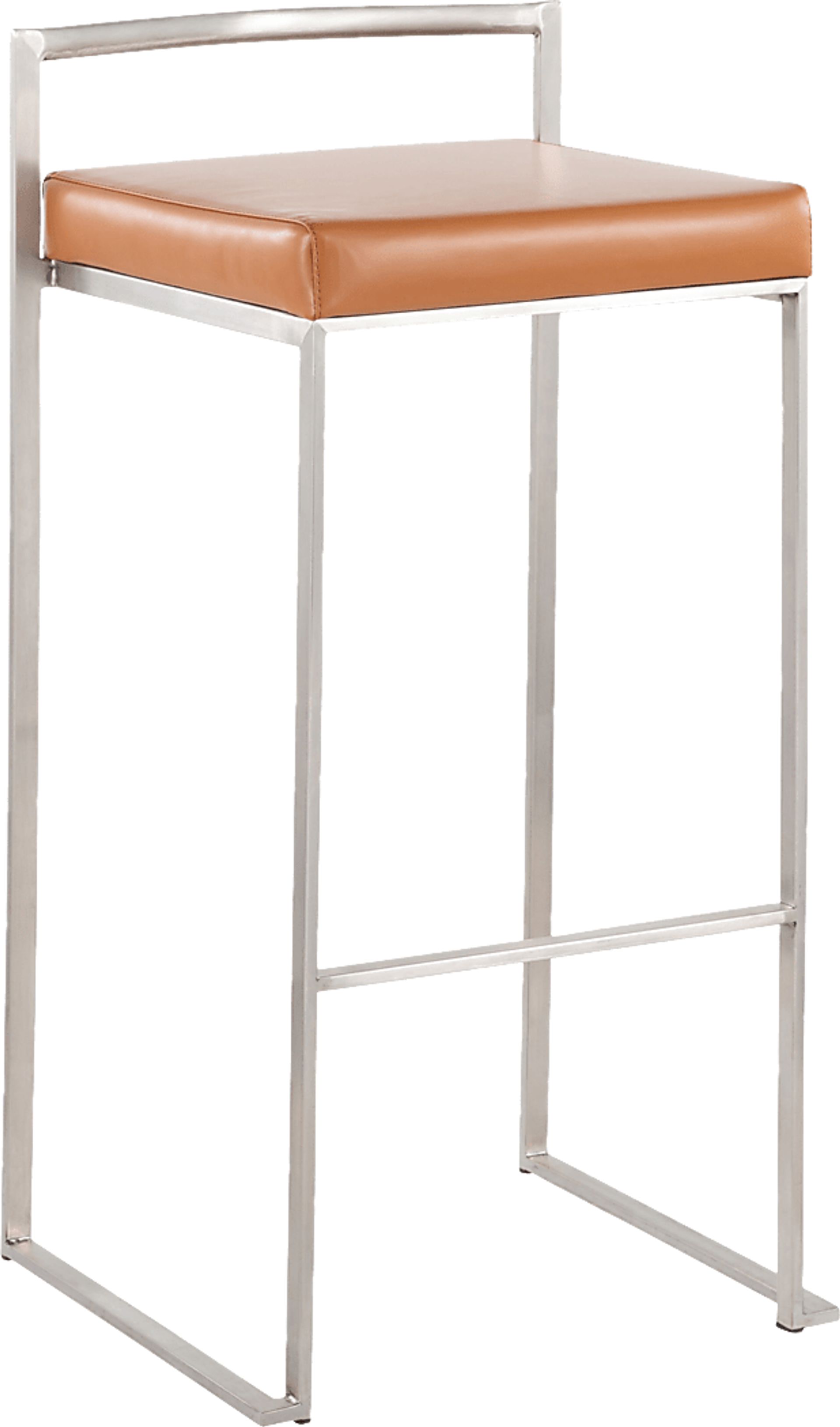 Birdlake IV Camel Barstool, Set of 2 - Image 2