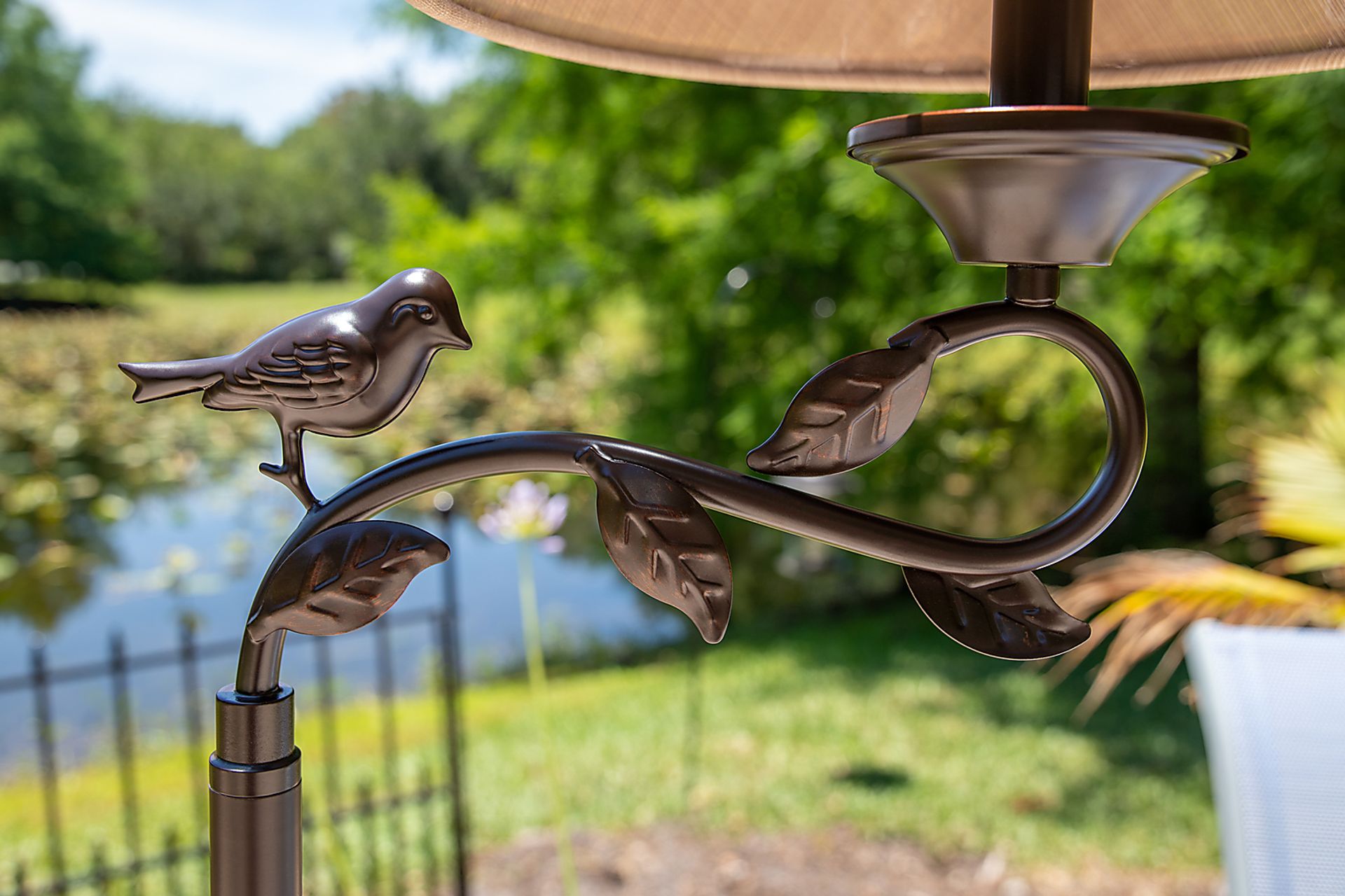 Birdy Cove Black Outdoor Floor Lamp - Image 8