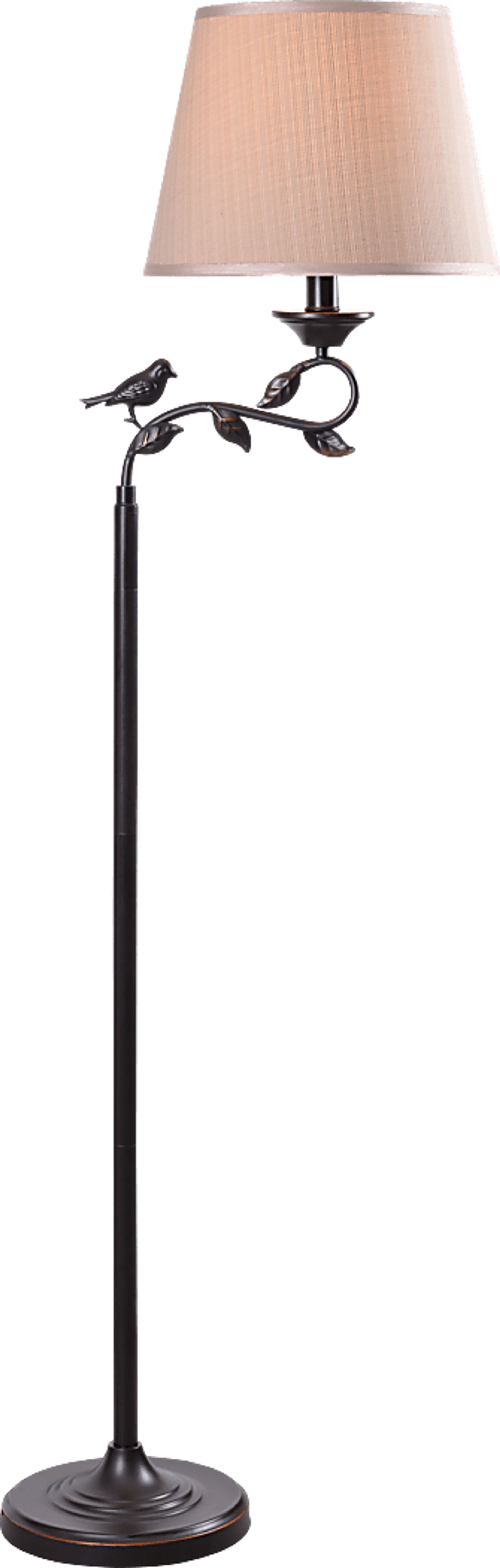 Birdy Cove Black Outdoor Floor Lamp - Image 1