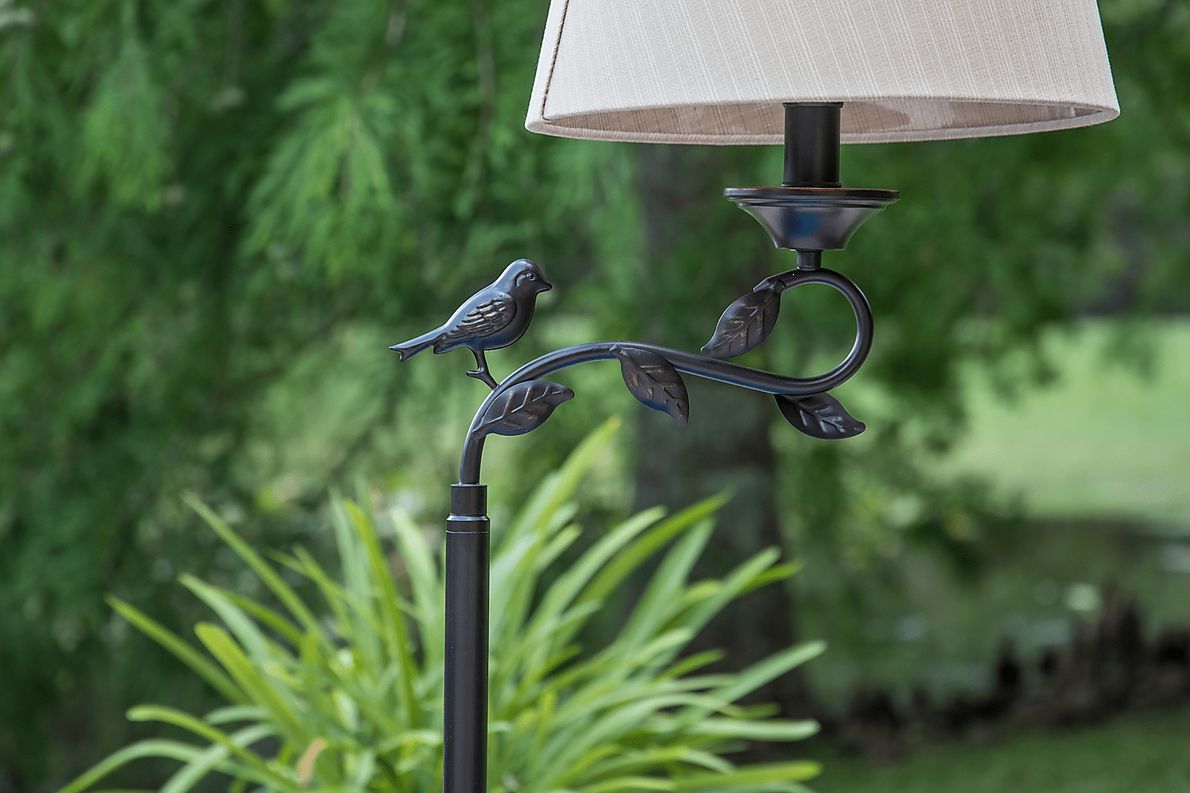 Birdy Cove Brown Outdoor Table Lamp