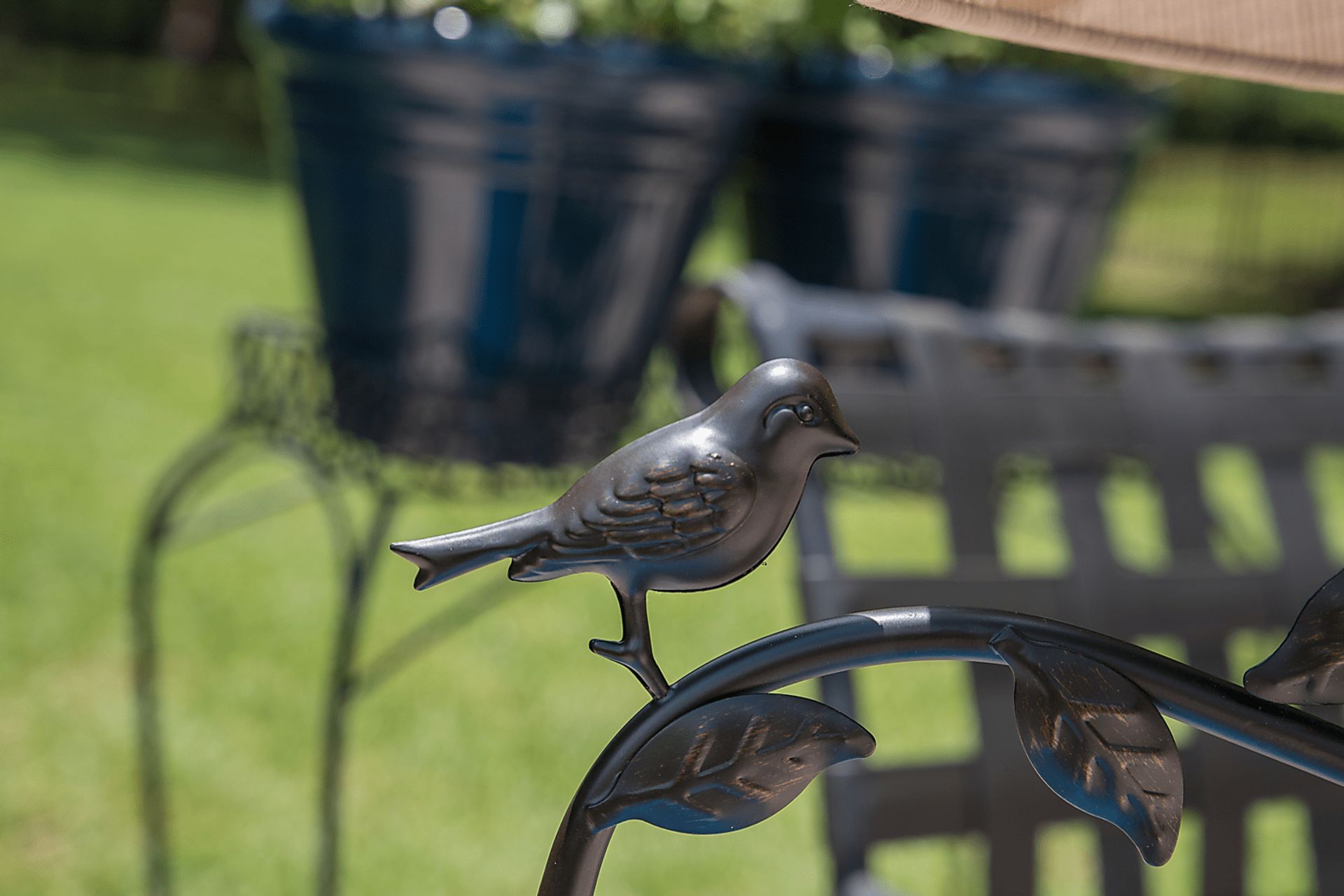 Birdy Cove Brown Outdoor Table Lamp - Image 7