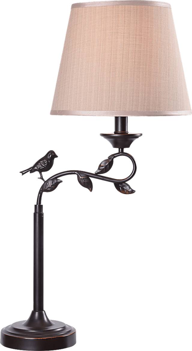 Birdy Cove Brown Outdoor Table Lamp - Thumbnail - Image 1