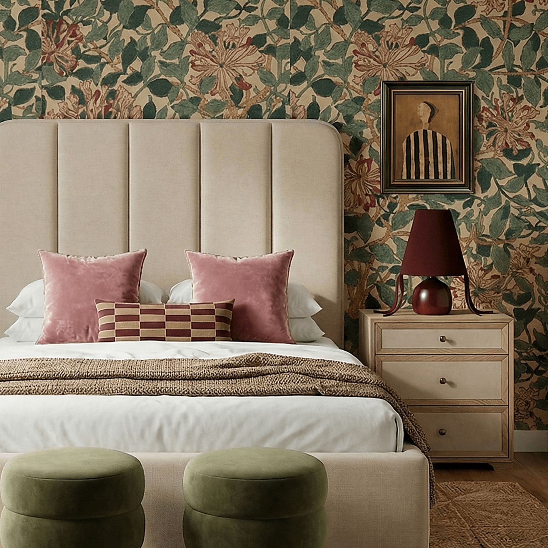 Birikti Brown Queen Bed - Image 2