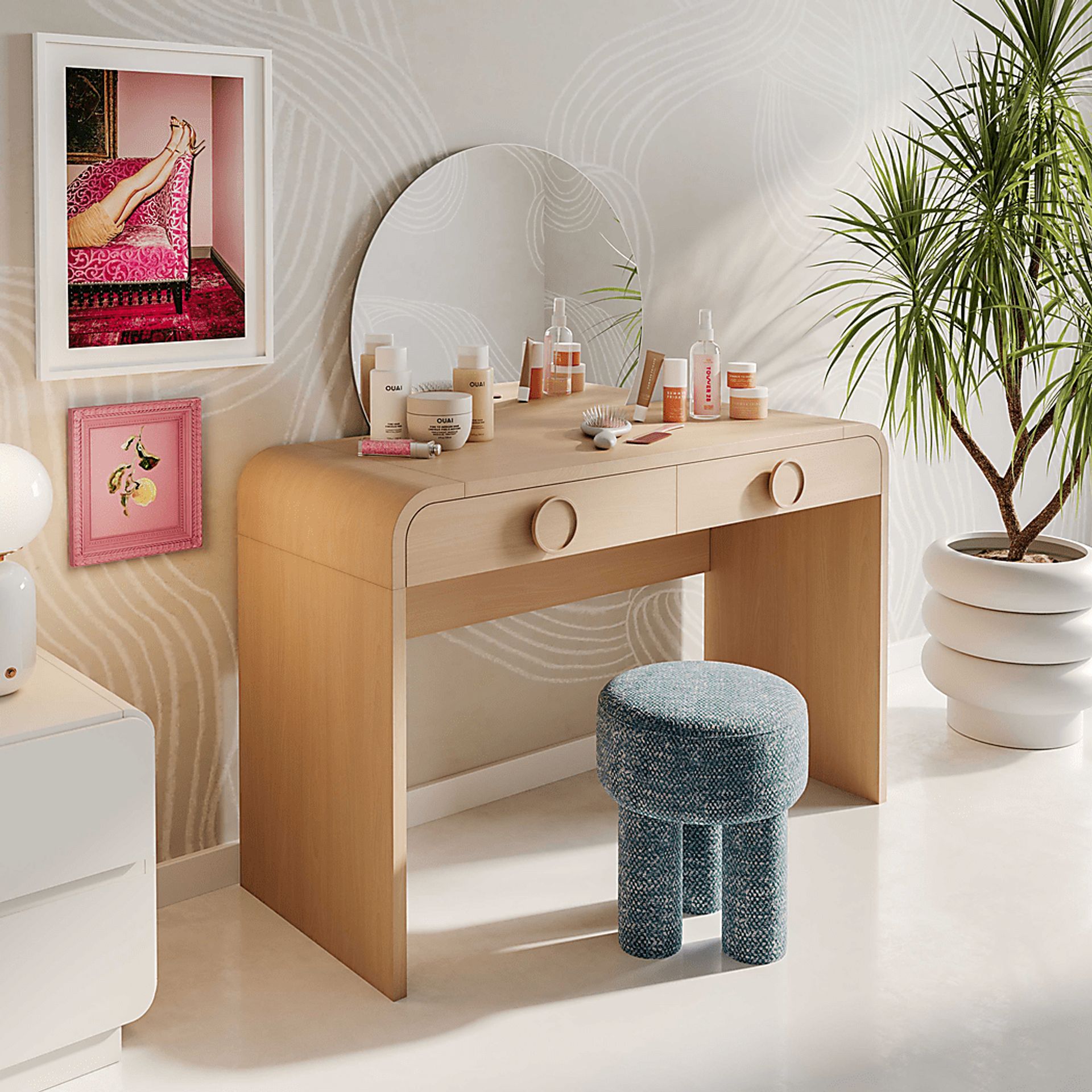 Birkmeier Brown Vanity - Image 2