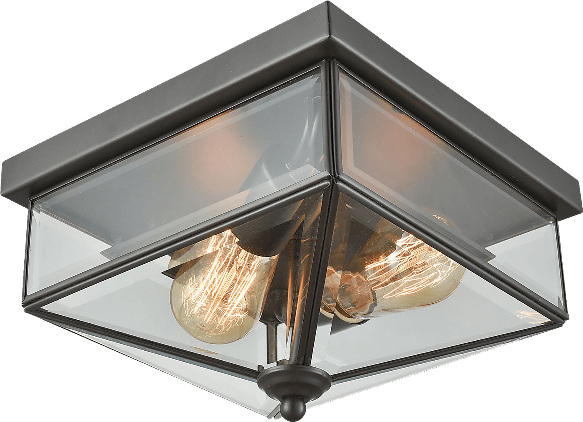 Birnamwood Brown Outdoor Chandelier - Image 1
