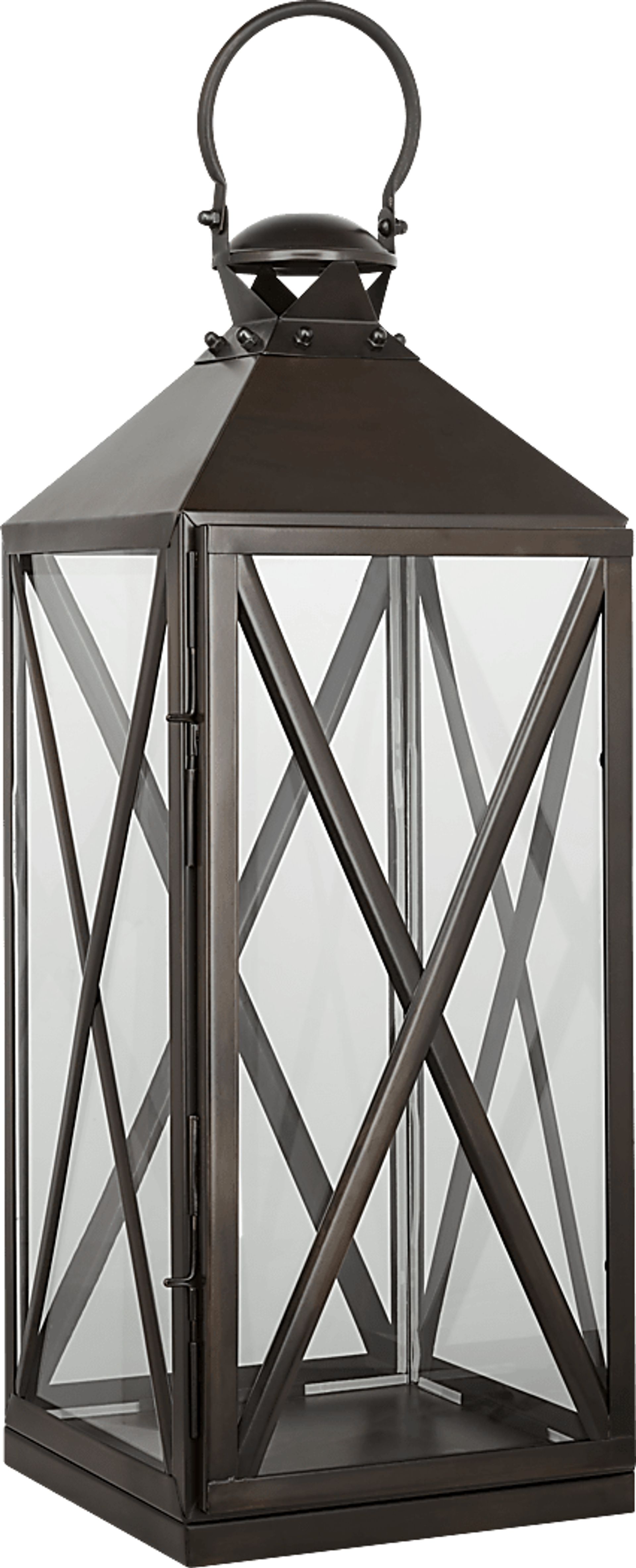 Birstall Bronze Large Indoor/Outdoor Lantern - Image 1