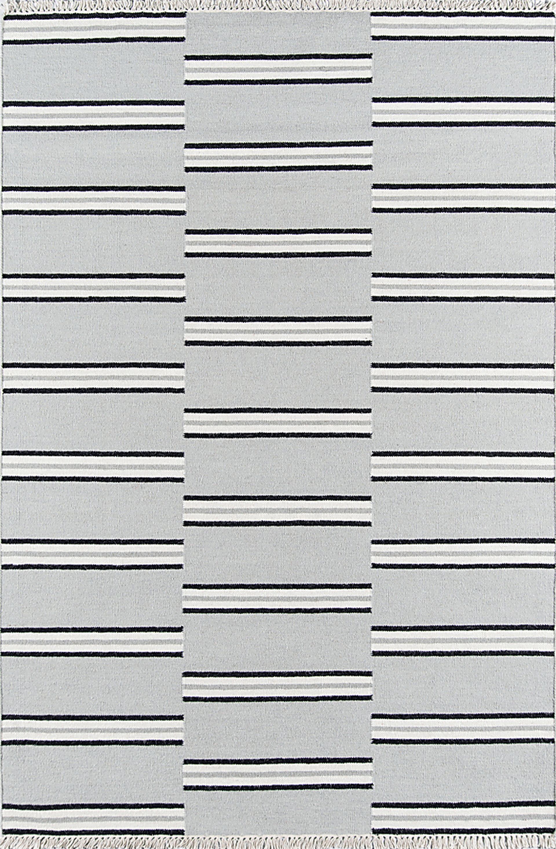 Birta Gray 5' x 7'6 Rug - Image 1