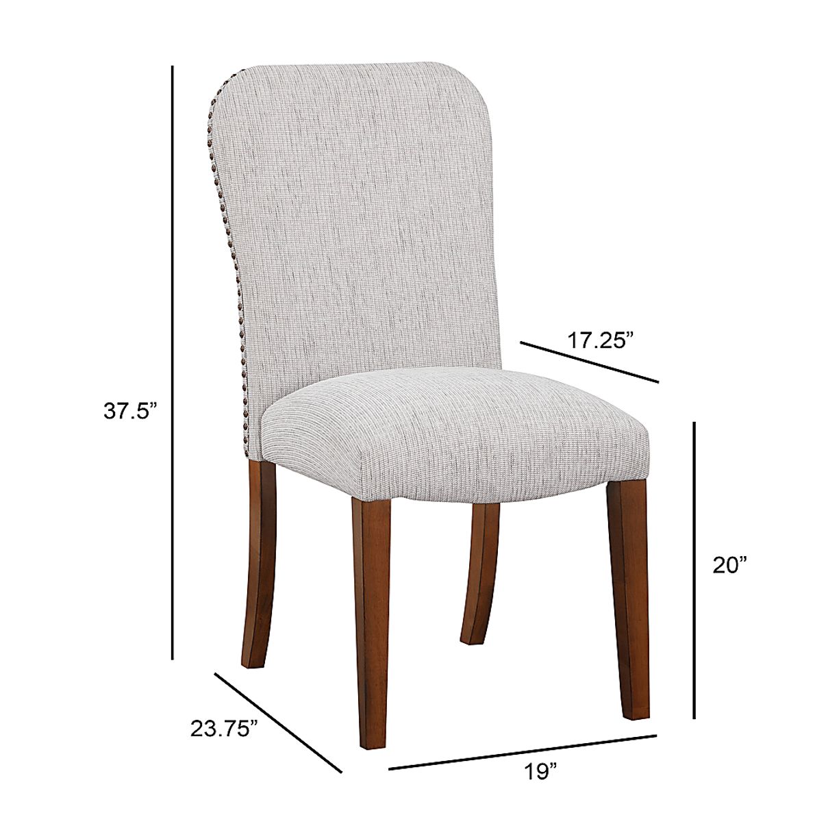 Birtley Beige Side Chair, Set of 2