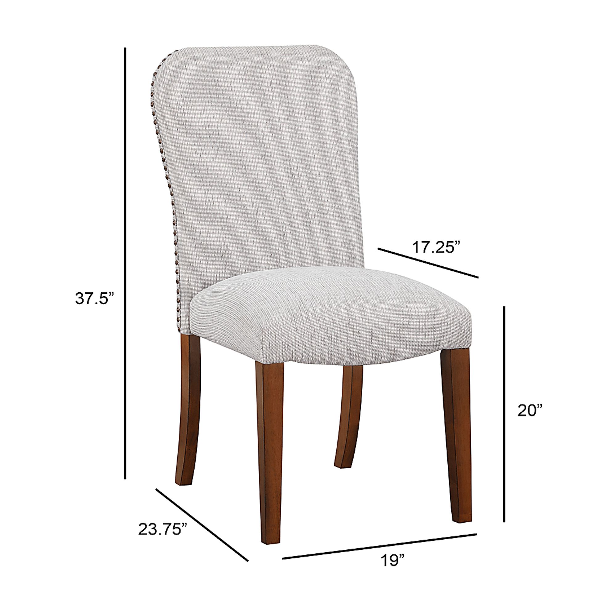 Birtley Beige Side Chair, Set of 2 - Image 13