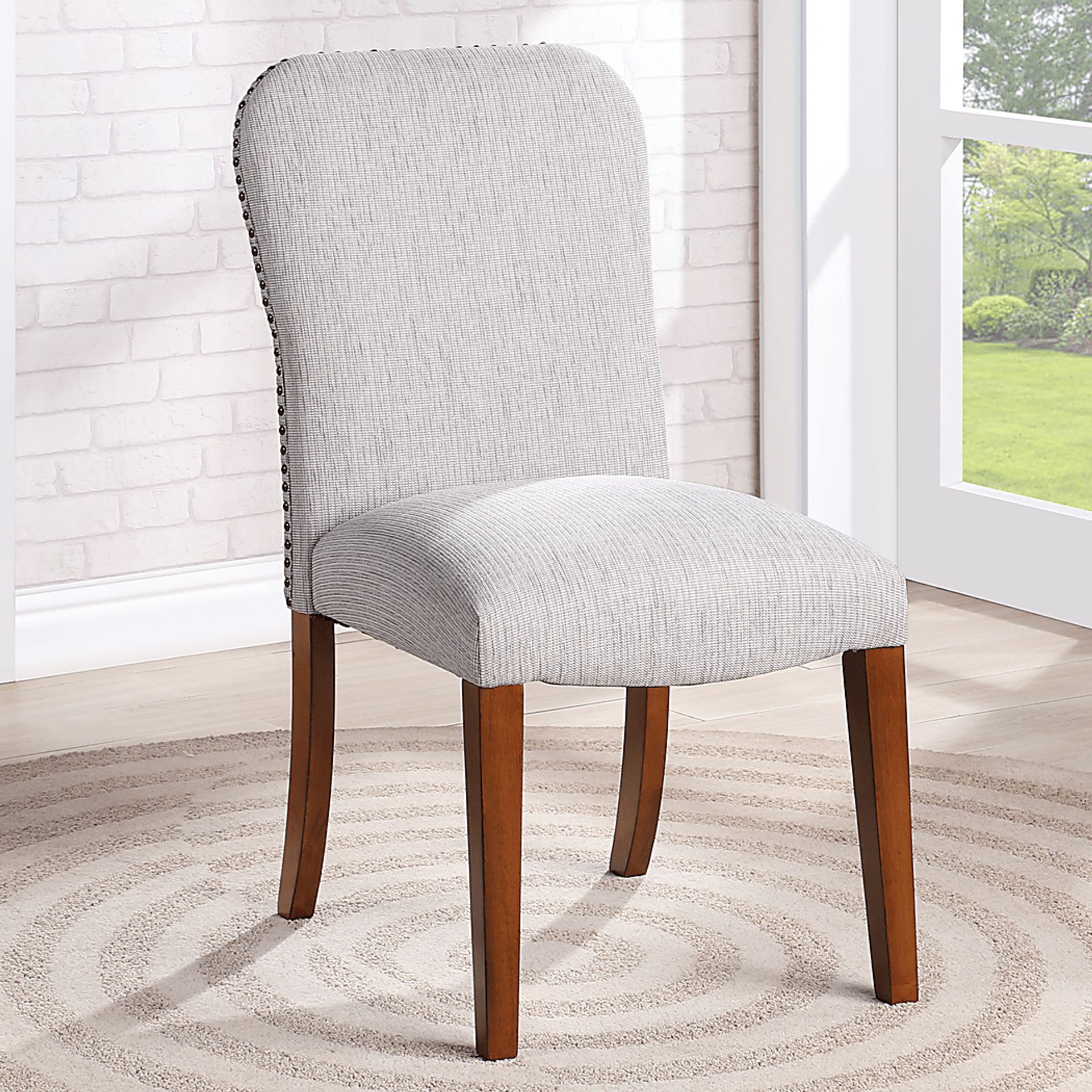 Birtley Beige Side Chair, Set of 2 - Image 2