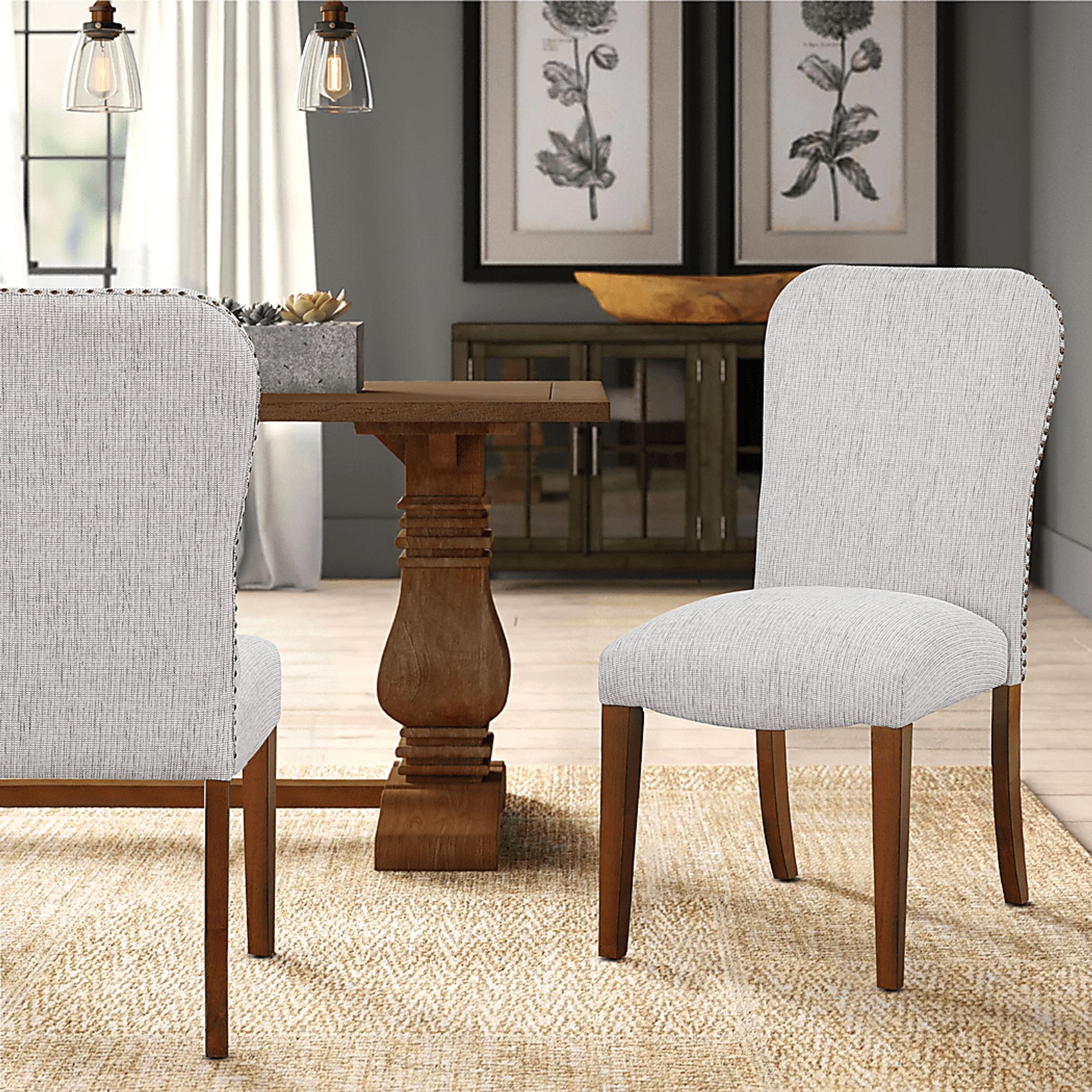 Birtley Beige Side Chair, Set of 2 - Image 3