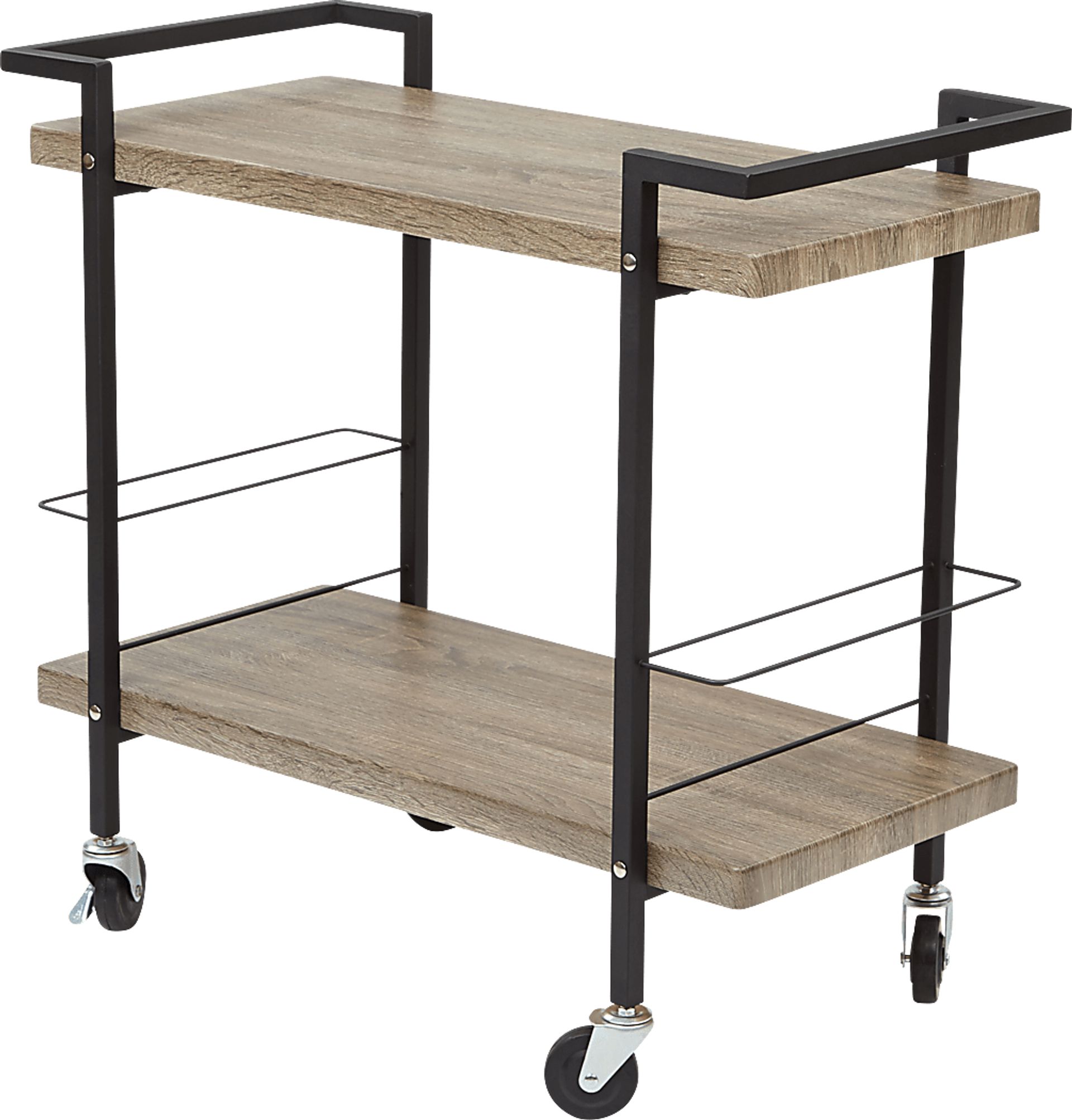 Birtley Gray Bar Cart - Image 3
