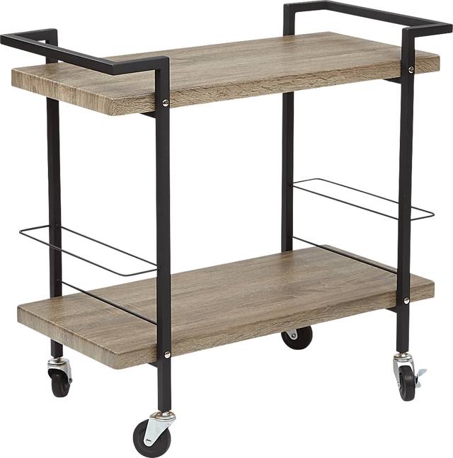 Birtley Gray Bar Cart - Thumbnail - Image 1