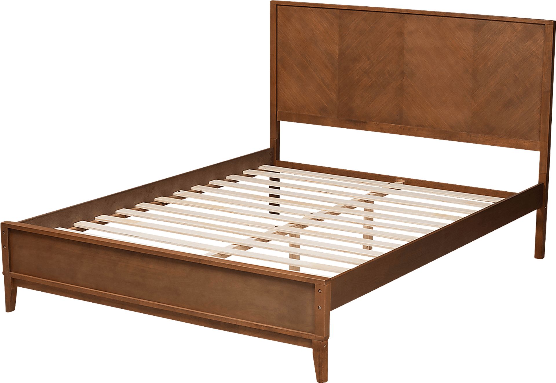 Biruta Brown Queen Platform Bed - Image 5