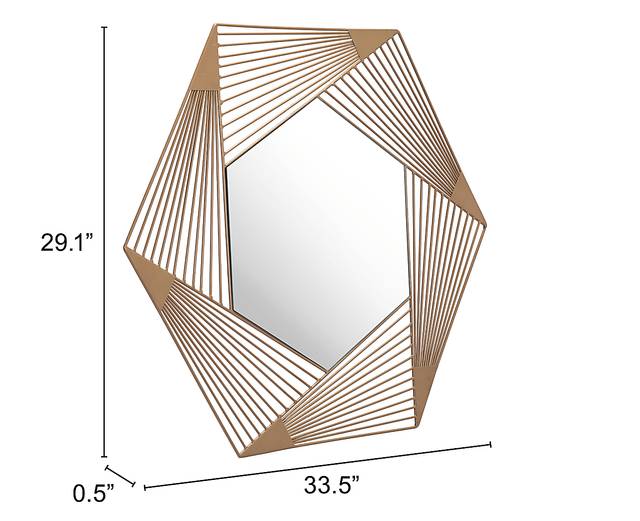 Biryan Gold Mirror - Thumbnail - Image 5