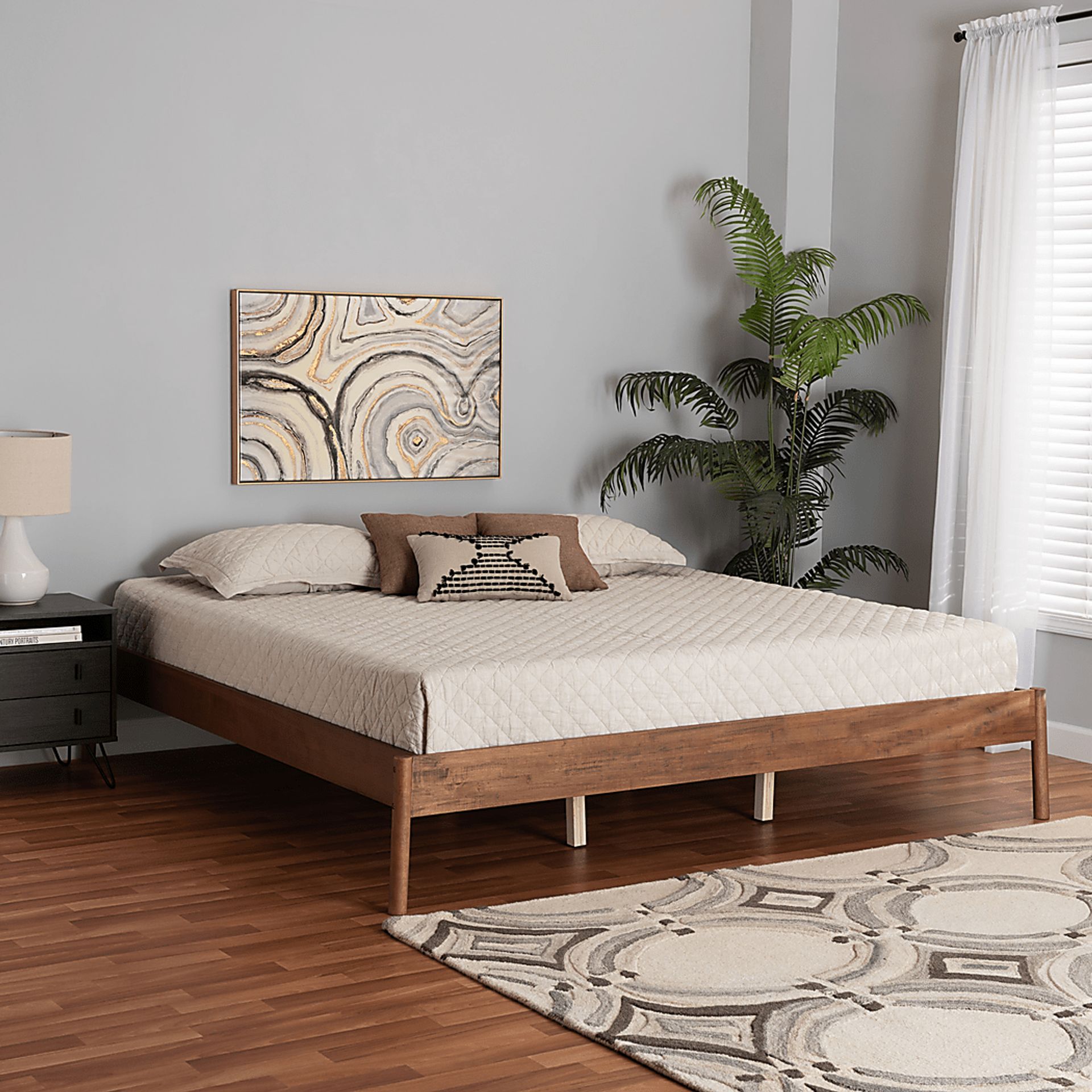 Biscaine Brown Queen Bed - Image 2