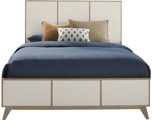 Biscayne Natural 3 Pc Queen Panel Bed